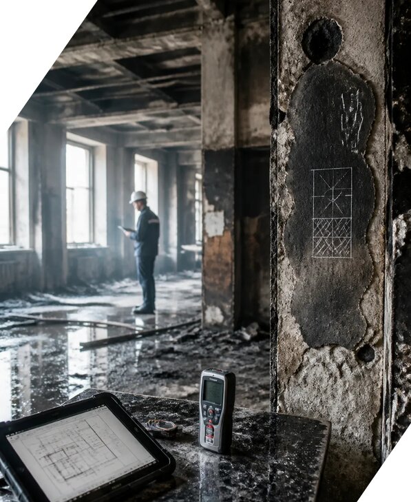 Обследование зданий после пожара в Борисоглебске от 15606 р. | ЭкспертизаРоссия